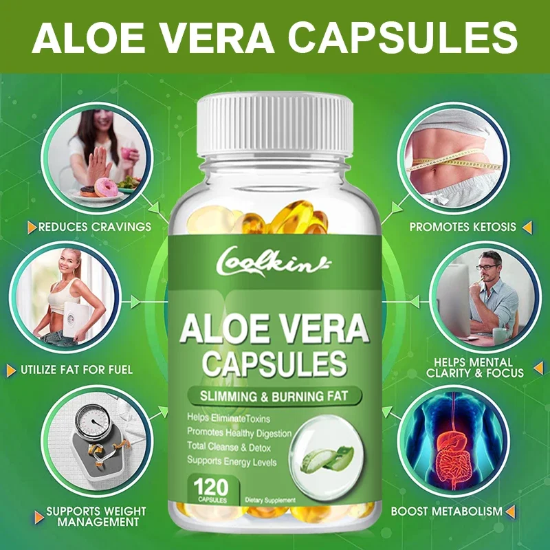 Aloe Vera Pot - 알로에 베라 추출물 캡슐 - 장