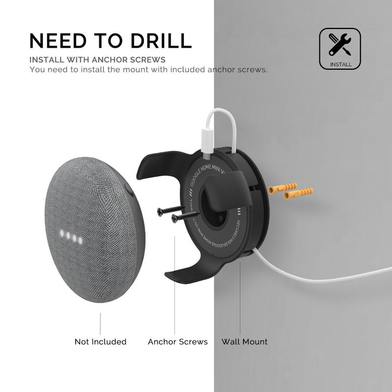 Google Nest Mini용 콘센트 벽걸이 거치대, - Amazon Speaker Echo Pop 리뷰 및 가격
