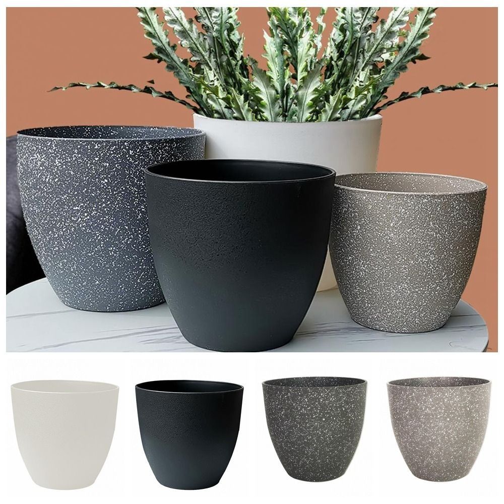 서리로 덥은 모조 돌 꽃 냄비 원예 꽃 녹색 식물 냄비 - Aloe Vera Pot 리뷰 및 가격