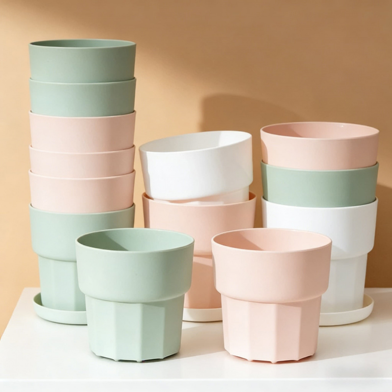 두꺼운 깨지지 않는 플라스틱 레진 화분 북유럽 스타일  - Echeveria Succulent 리뷰 및 가격