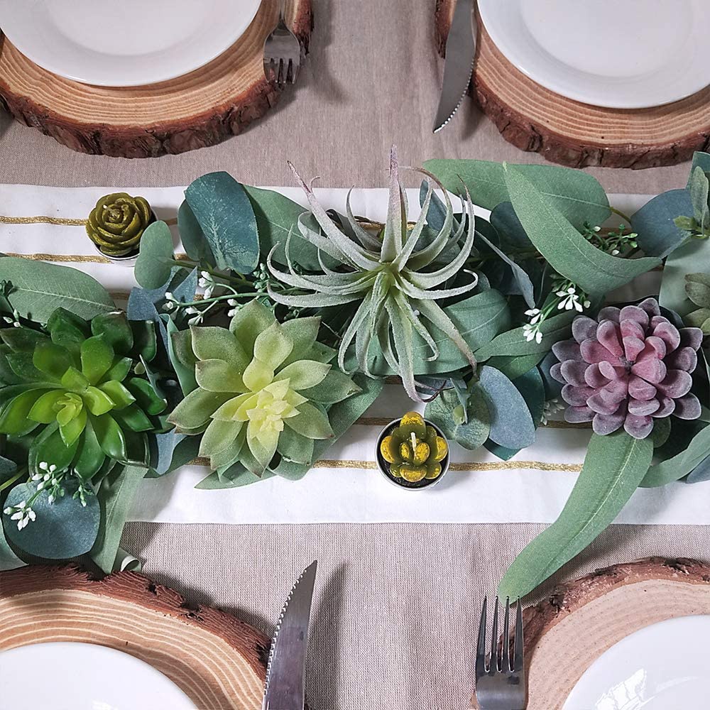 15팩 모듬 인조 다육식물 화분 없는 가짜 선인장 질감 - Echeveria Succulent 리뷰 및 가격