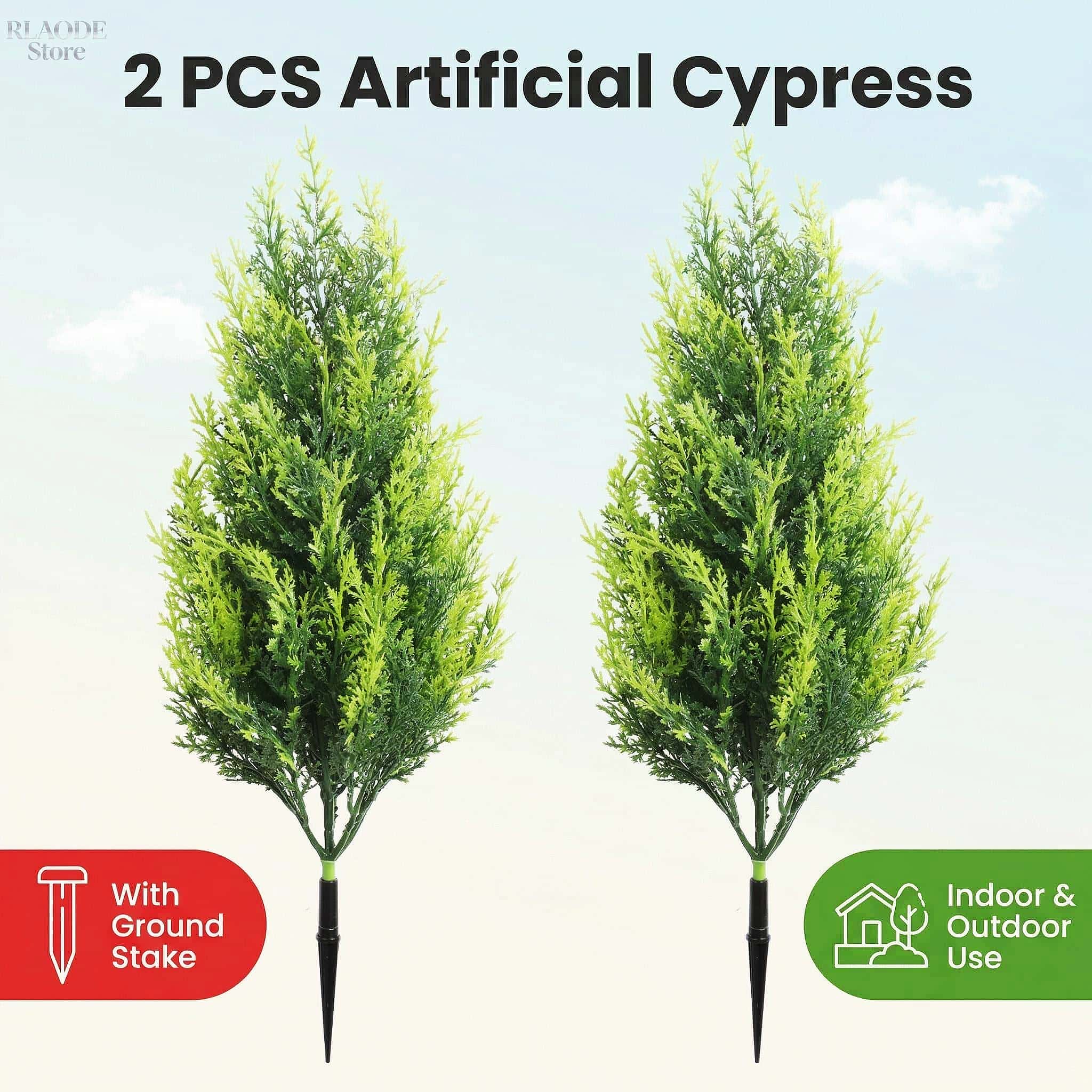 2개입 사실적인 인조 사이프러스 나무 & 고사리 인조  - Dracaena Marginata 리뷰 및 가격